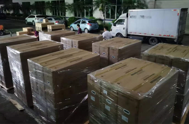 Overtime, 200 LCD splicing machines ready for shipment