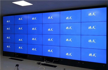 Large screen splicing project for monitoring room of a tourist attraction in Yancheng, Jiangsu