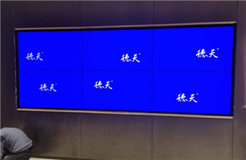 Case study of splicing screens and 100 inch LCD screens at an exhibition hall in Changchun